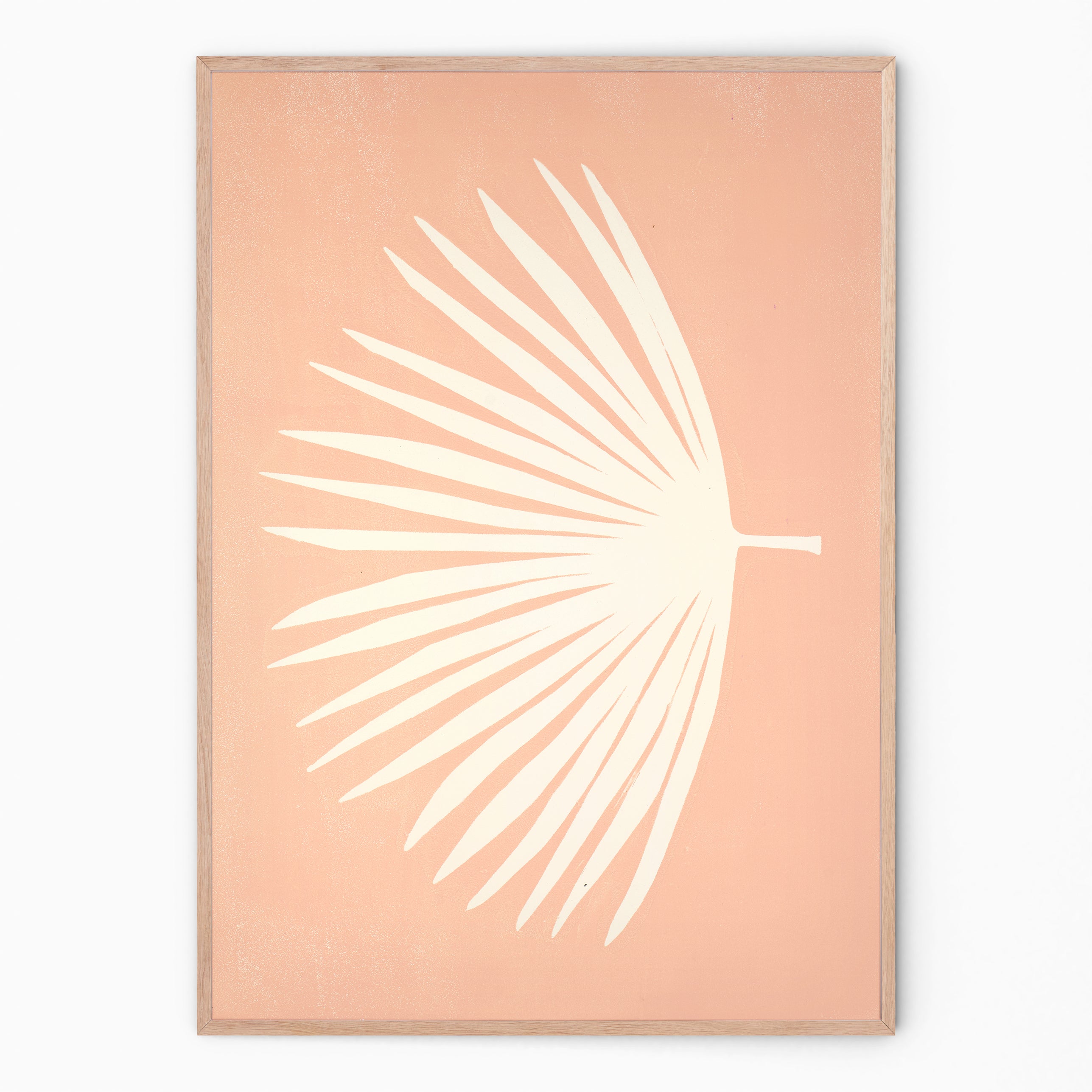 Peach botanical print | wall decoration | Enkel Art Studio