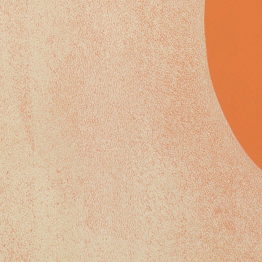 Original artwork in soft orange | handmade art print | Enkel Art Studio