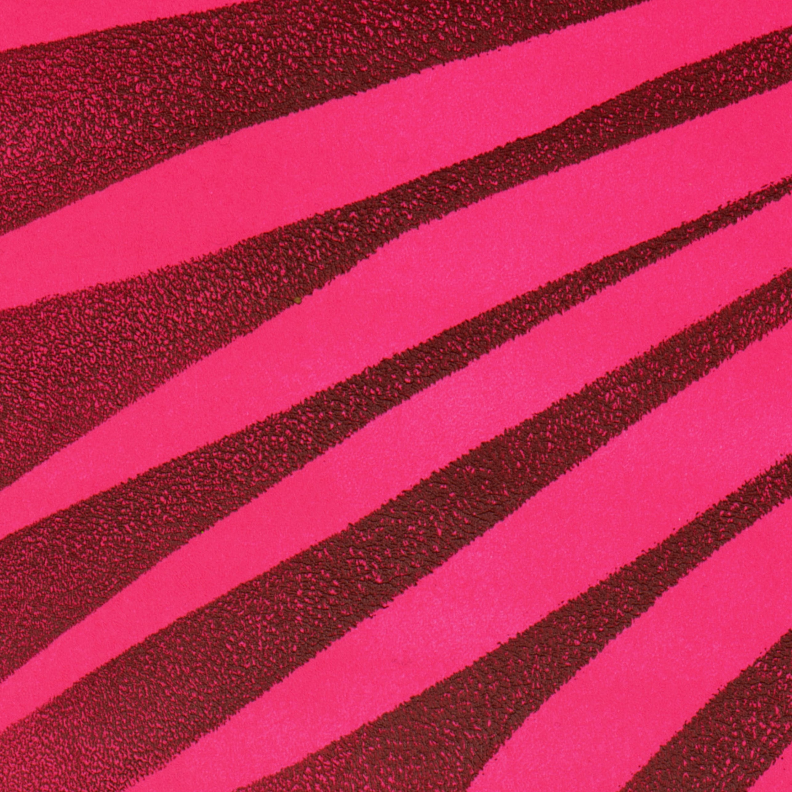 Pink abstract art in palm leaf shape | gallery wall | Enkel Art Studio