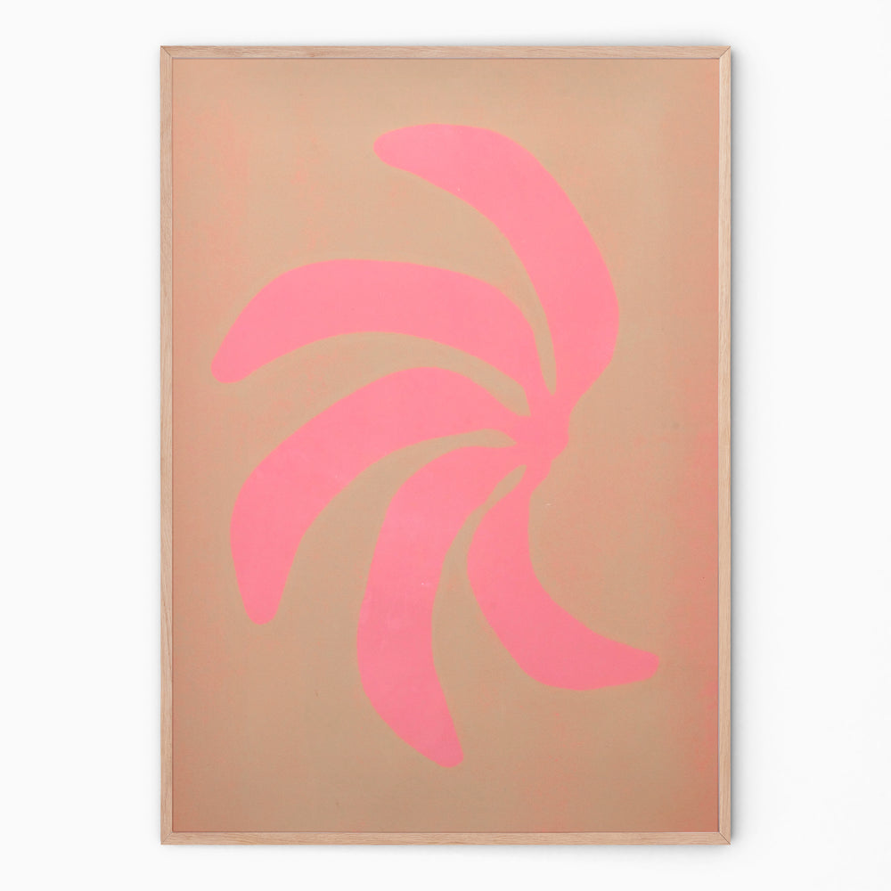 Blush handmade art print | wall decoration | Enkel Art Studio