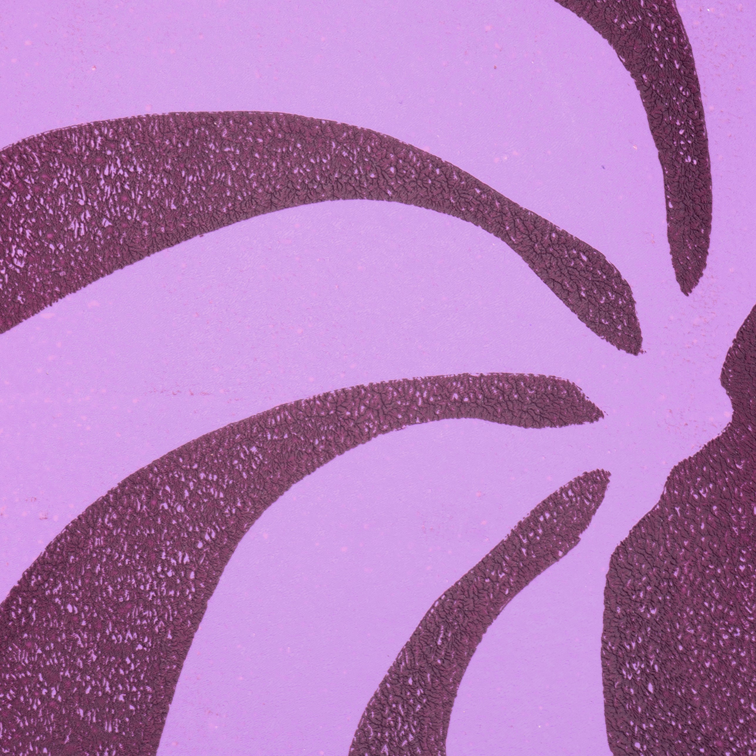 Handmade wall art with purple bananas I Handmade poster Enkel Art Studio