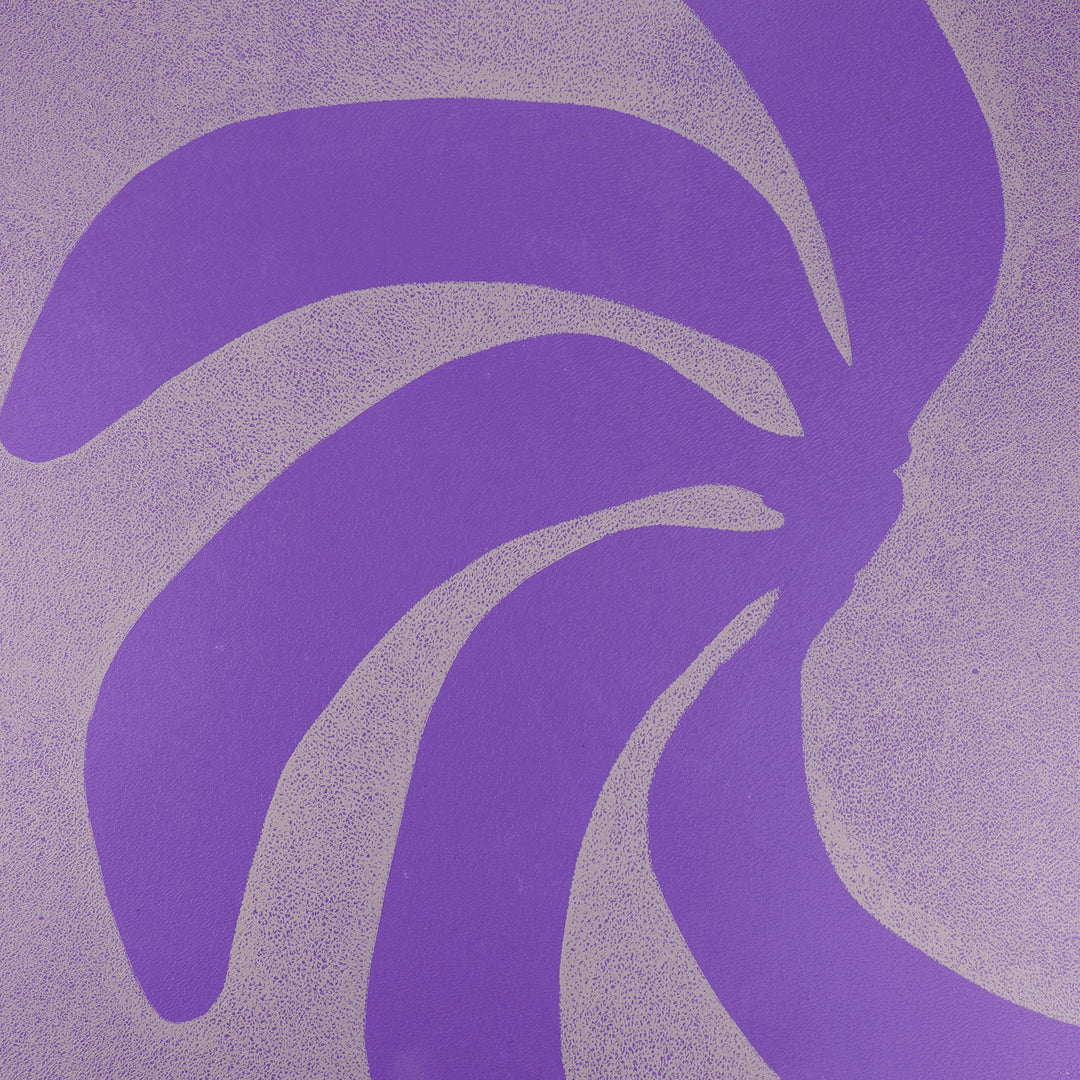 Handmade wall art with purple bananas I Handmade poster Enkel Art Studio