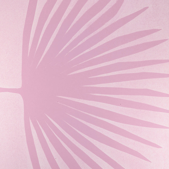 Soft Purple botanical print with palm branch I Handmade poster Enkel Art Studio